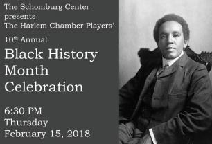 The Schomburg Center presents The Harlem Chamber Players' 10th Annual Black History Month Celebration  photo