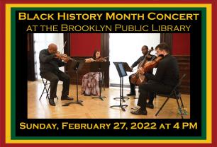 The Harlem Chamber Players: BHM Concert at the Brooklyn Public Library photo